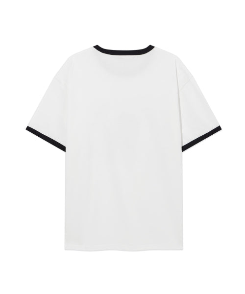[YOSIGO] SUNBATHING RINGER T-SHIRT