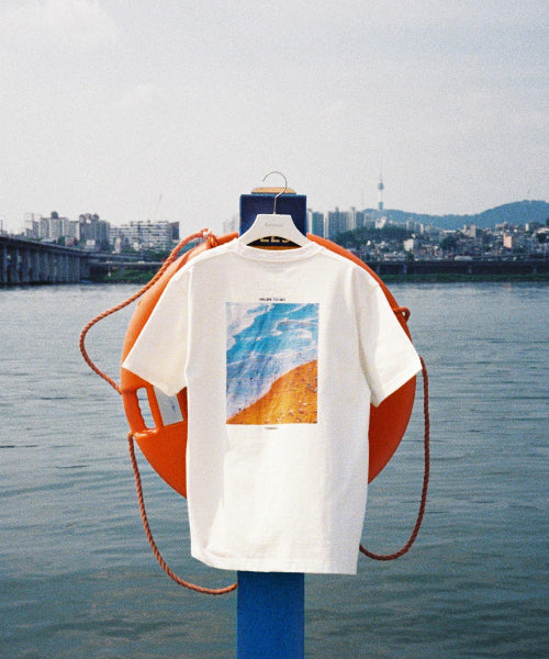 [YOSIGO] SAND & WAVE T-SHIRT