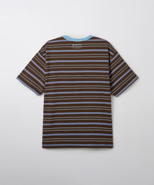 [Harry Potter] Stripe Short-Sleeved T-shirt (BROWN)_SPRLF37U18