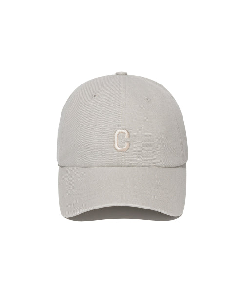 [STANDARD FIT] SMALL C LOGO PIGMENT BALL CAP