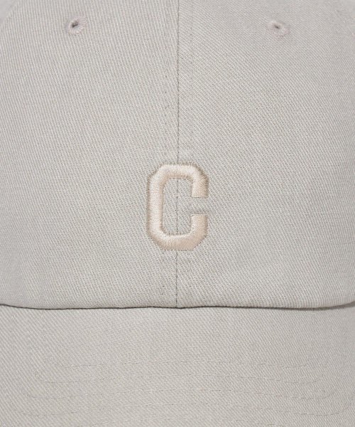 [STANDARD FIT] SMALL C LOGO PIGMENT BALL CAP