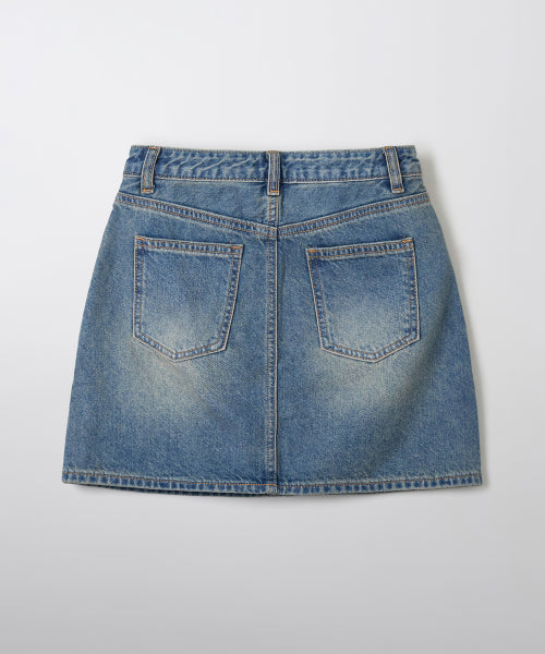 denim mini skirt_SPWJF49G02