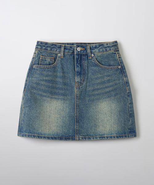 denim mini skirt_SPWJF49G02
