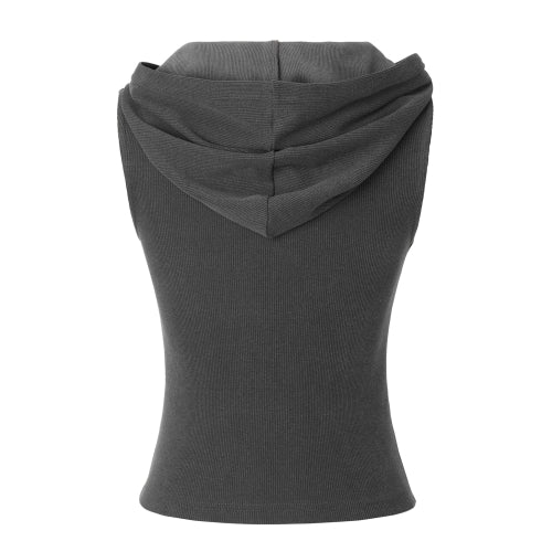 Vintage Hood Sleeveless (charcoal)