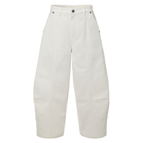 Cotton Balloon Pants (white)