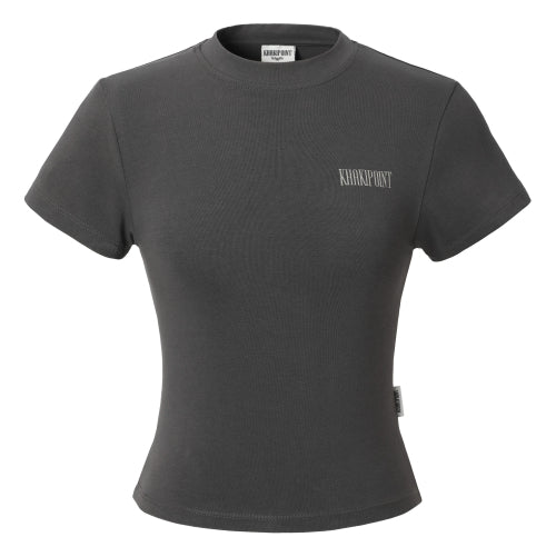 Basic Logo T-shirt (charcoal)