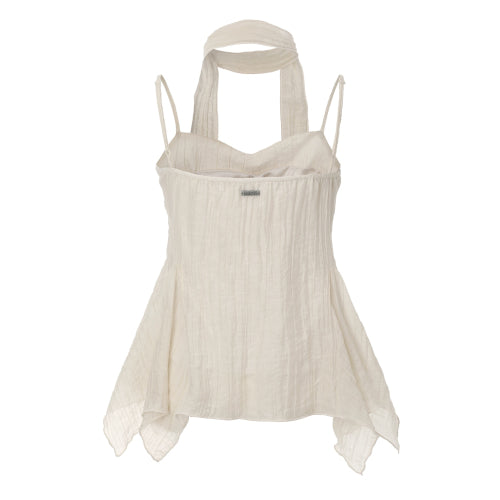 Ethnic Scarf Top (ivory)
