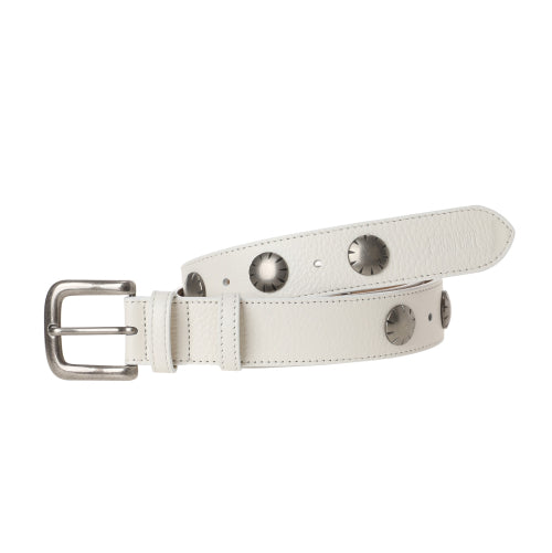 Big Stud Belt (white)