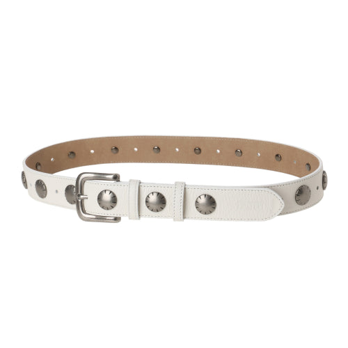 Big Stud Belt (white)