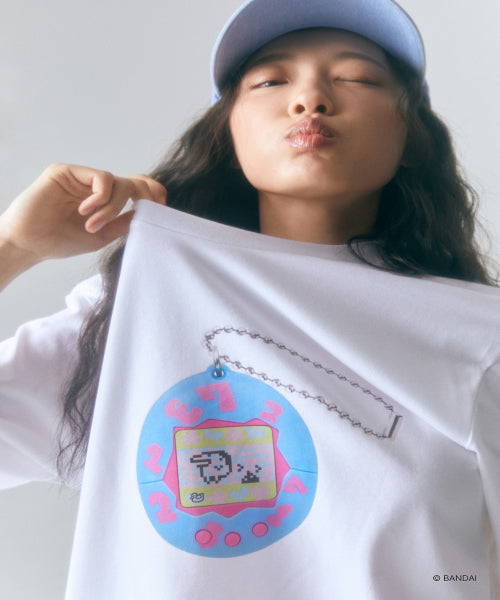 [Damagoch] Short-sleeved T-shirt (WHITE)_SPRLF38U03