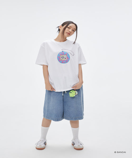 [Damagoch] Short-sleeved T-shirt (WHITE)_SPRLF38U03