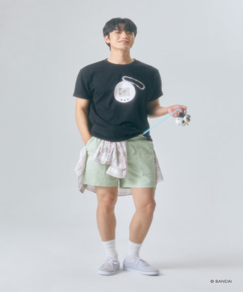 [Damagoch] Short-sleeved T-shirt (BLACK)_SPRLF38U03