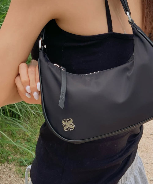 Mini Hobo Shoulder Bag Black