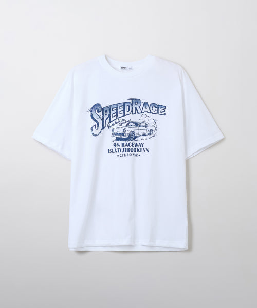 [COOL] Vintage Graphic Short-Sleeved T-shirt_SRPF37C75