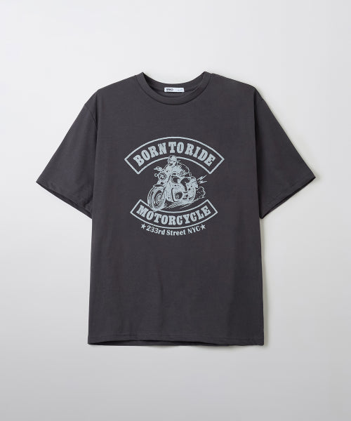 [COOL] Vintage Graphic Short-Sleeved T-shirt_SRPF37C75