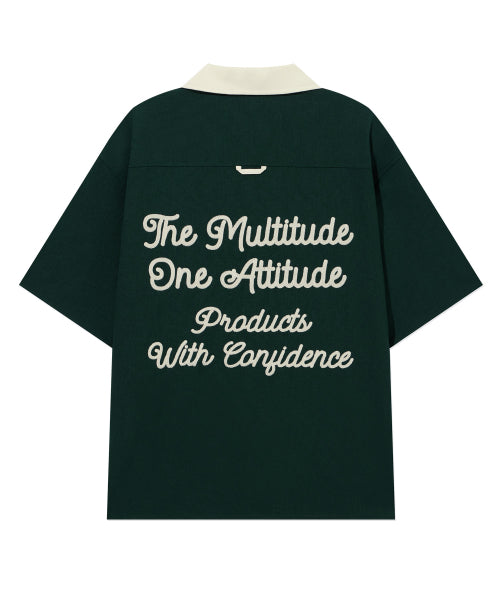 LETTERING RESORT HALF SHIRTS