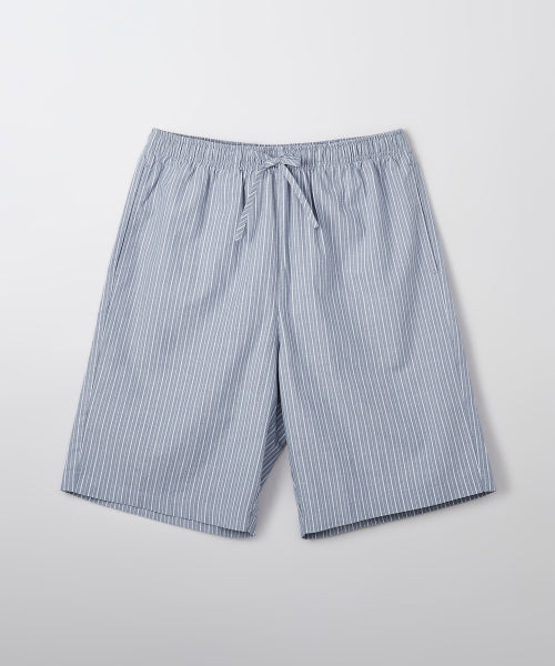 [COMFORT] Cotton Stripe Half-Length Pants Pajamas_SPLOFA9A02