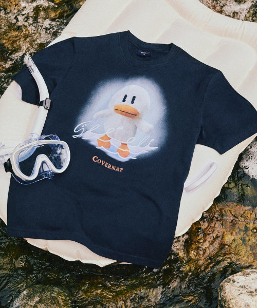 [SOOOL COLLABORATION] COOL COTTON OL-DUCK GRAPHIC T-SHIRT