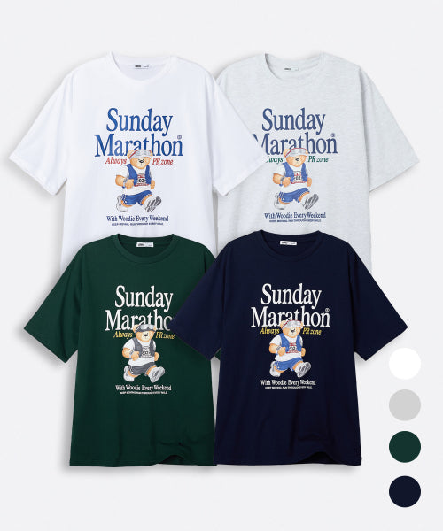 (Woody) Running Heritage Short-sleeved T-shirt_SPRPF37C50