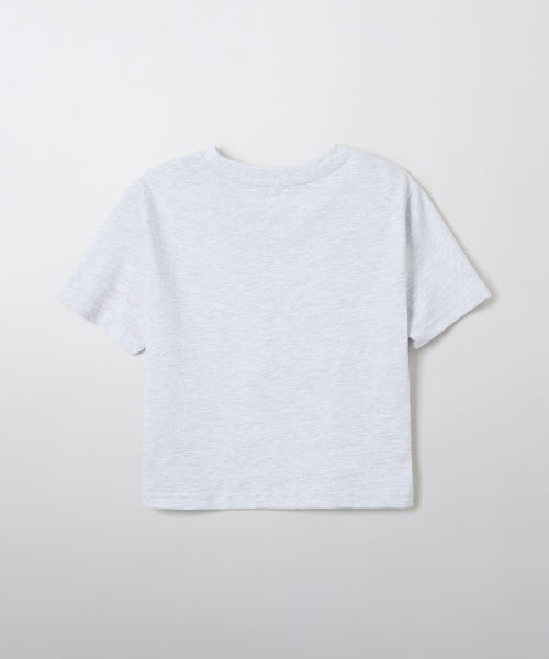 Cherry cropped short-sleeved T-shirt_SRPF37G72