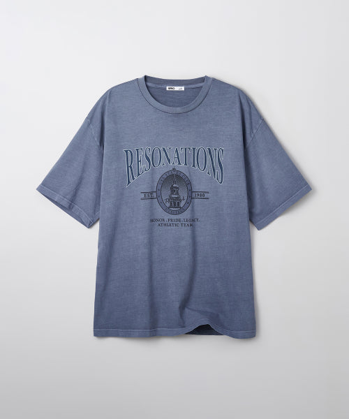 RESONATION Pigment Short-sleeved T-shirt_SPRPF38C60