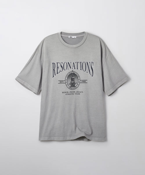 RESONATION Pigment Short-sleeved T-shirt_SPRPF38C60