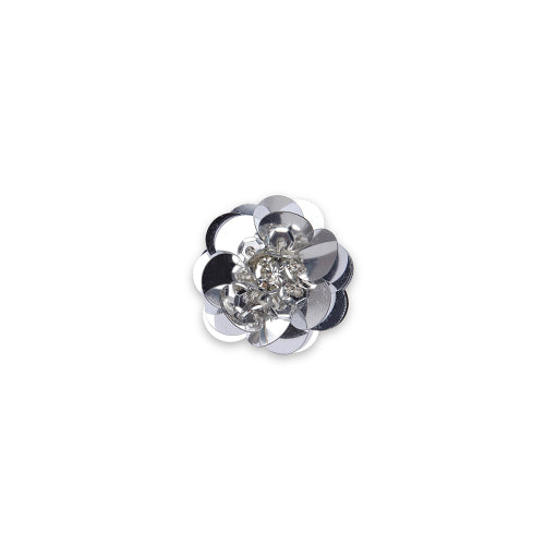 Sparkle Flower Cham Silver FLOTFA3A15