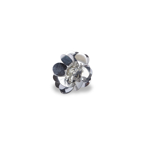 Sparkle Flower Cham Silver FLOTFA3A15