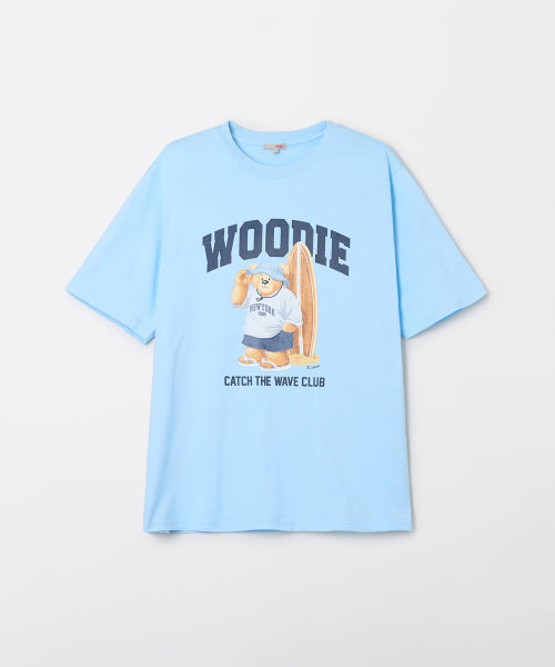 (Woody) Surf Heritage Short-Sleeved T-Shirt_SRPF37C51