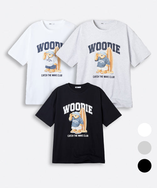 (Woody) Surf Heritage Short-Sleeved T-Shirt_SRPF37C51