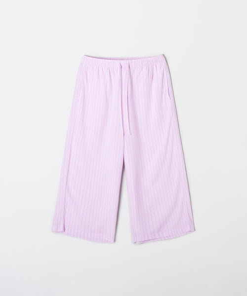 [COMFORT] Soft Stripe Capri Pants Pajama_SPLOFA9A04