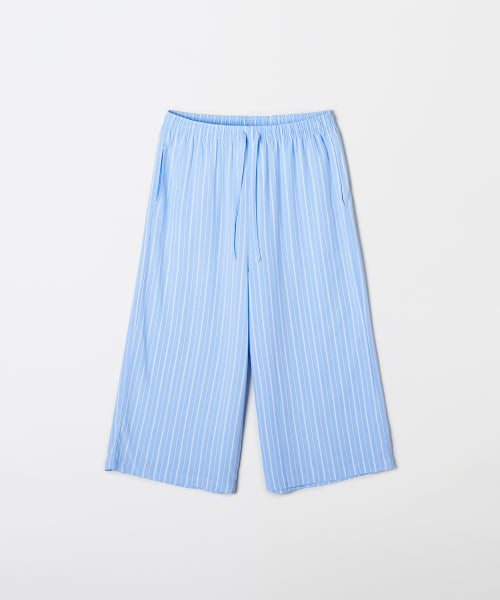 [COMFORT] Soft Stripe Capri Pants Pajama_SPLOFA9A04