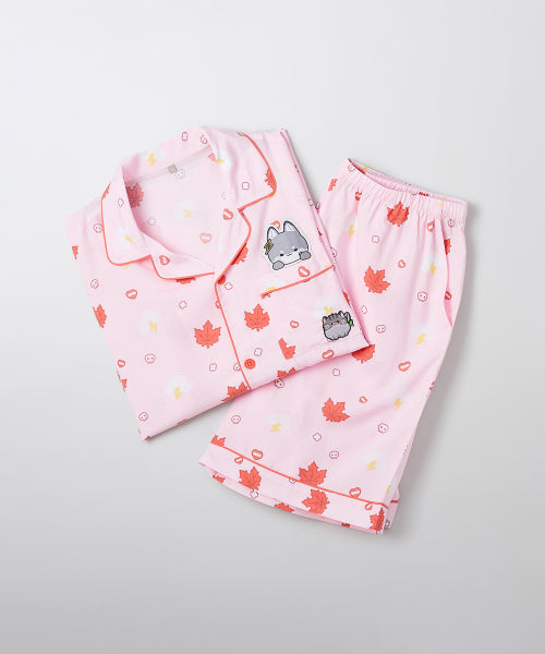 [Scosism] Short-Sleeved Pajamas (RED)_SPPPF38U11