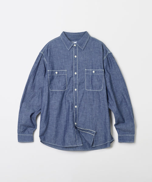Shambray Regular Fit Shirt_SPYJF49C02