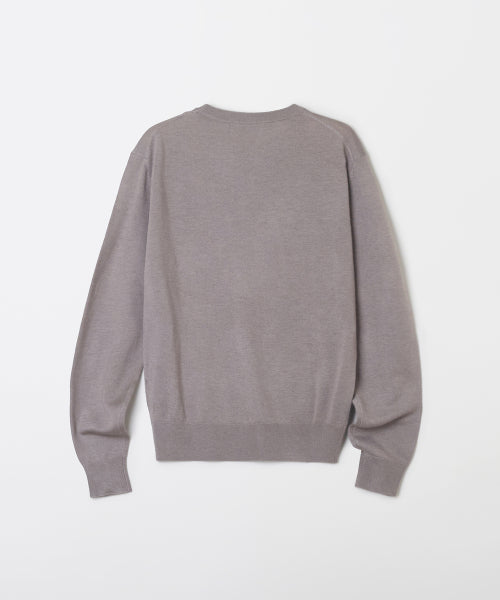 [Merino Wool Blend] Women's Round Neck Knitwear_SPKWF49W05