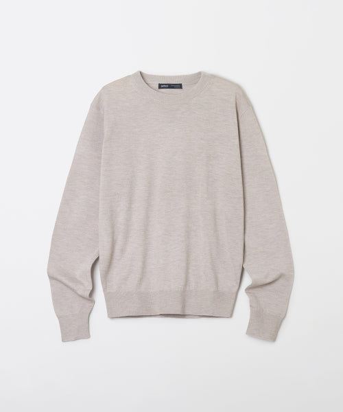 [Merino Wool Blend] Women's Round Neck Knitwear_SPKWF49W05