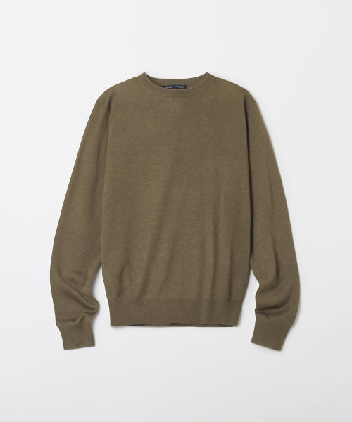 [Merino Wool Blend] Women's Round Neck Knitwear_SPKWF49W05