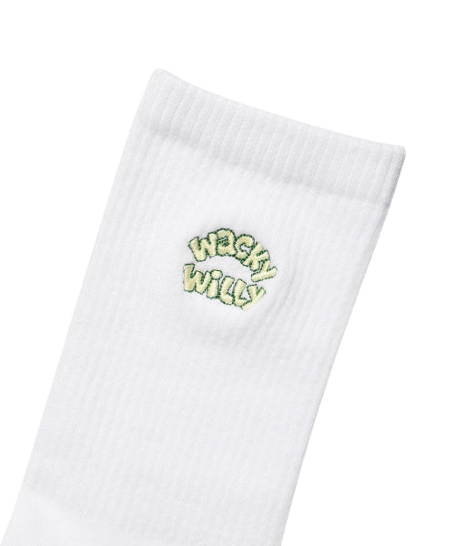 typo logo embroidered socks 3PACK