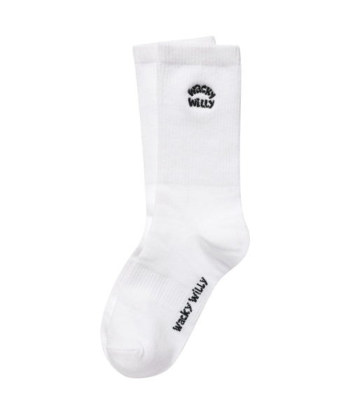 typo logo embroidered socks 3PACK