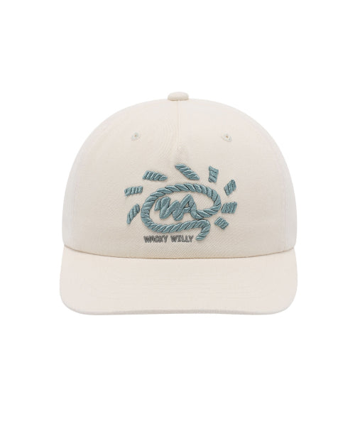 rope embroidered trucker cap (3 colors)