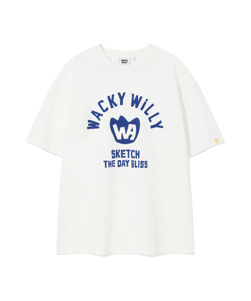 Point Graphic Short Sleeve T-shirt White