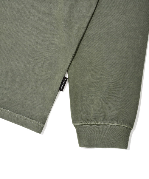 Dying Graphic Long Sleeve Khaki