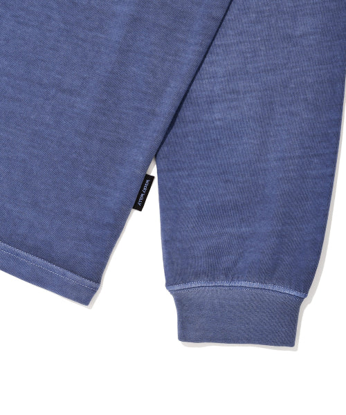 Dying Graphic Long Sleeve Blue