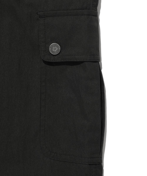 Women's cargo para suit pants black