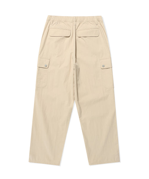 Women's cargo para suit pants beige