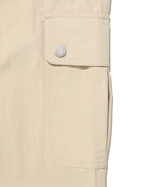 Women's cargo para suit pants beige