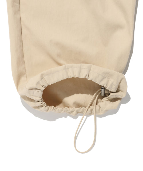 Women's cargo para suit pants beige