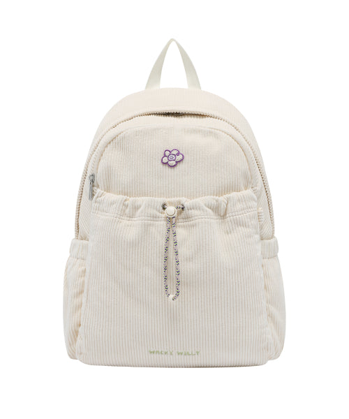 Women's Lily Wappen Corduroy Backpack Ivory