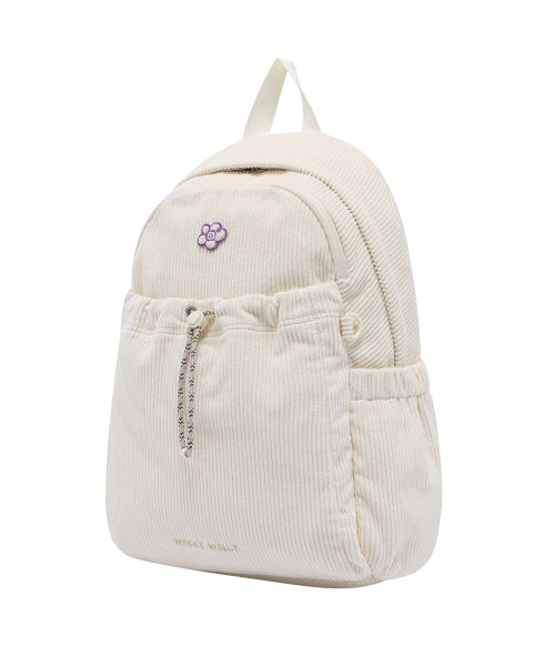 Women's Lily Wappen Corduroy Backpack Ivory