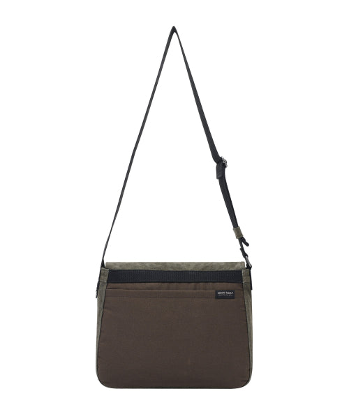 Crackwashed Mini Cross Back Khaki